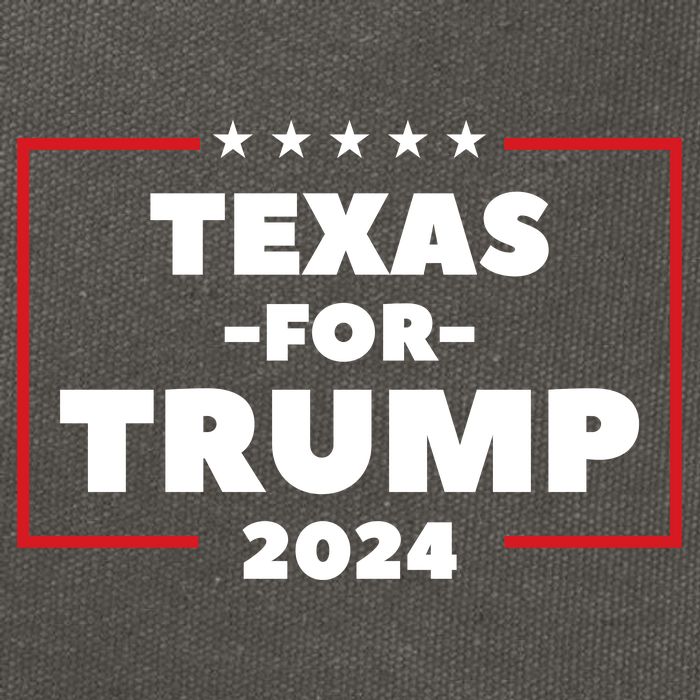 Texas For Trump 2024 Cotton Canvas Backpack