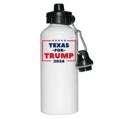 Texas For Trump 2024 Aluminum Water Bottle