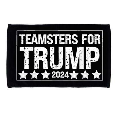 Teamsters For Trump 2024 Microfiber Hand Towel