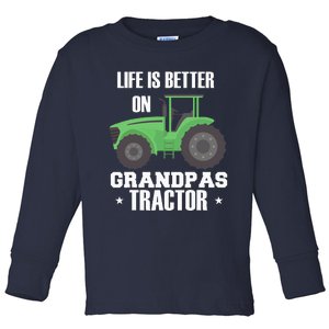 Tractor Farm Tractor Boy Toddler Long Sleeve Shirt