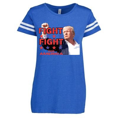 Trump Fight Trump Shooting Fight Trump Attempted Assassination Enza Ladies Jersey Football T-Shirt