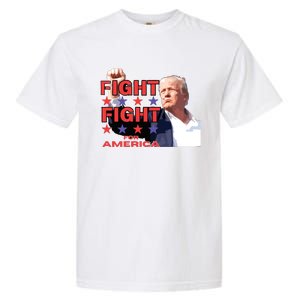 Trump Fight Trump Shooting Fight Trump Attempted Assassination Garment-Dyed Heavyweight T-Shirt