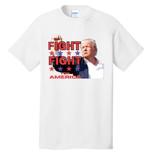 Trump Fight Trump Shooting Fight Trump Attempted Assassination Tall T-Shirt