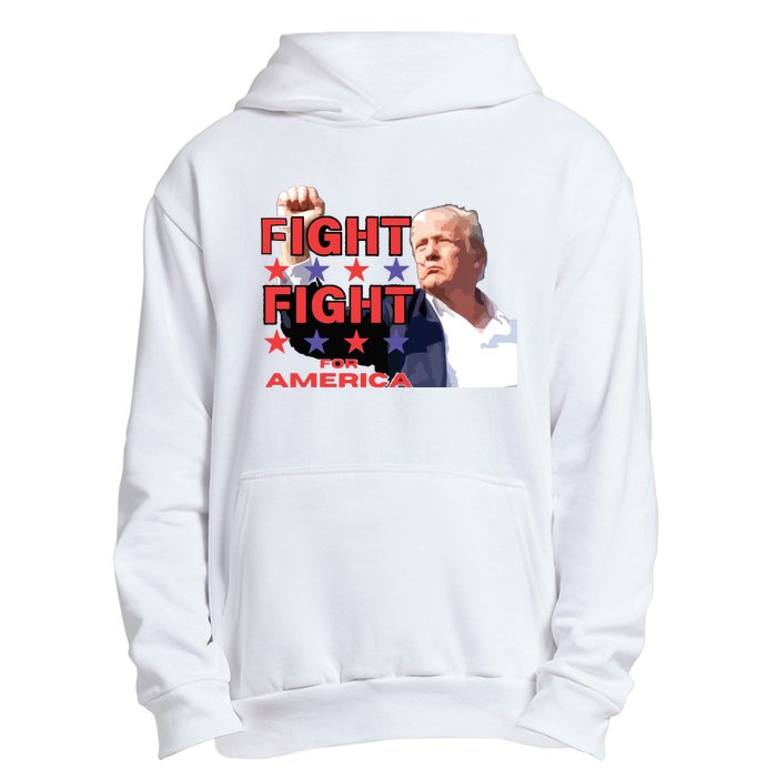 Trump Fight Trump Shooting Fight Trump Attempted Assassination Urban Pullover Hoodie