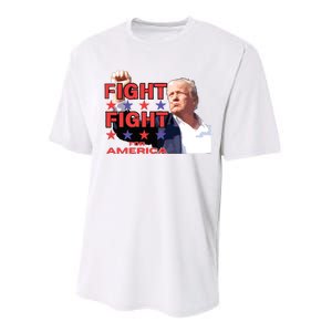 Trump Fight Trump Shooting Fight Trump Attempted Assassination Performance Sprint T-Shirt