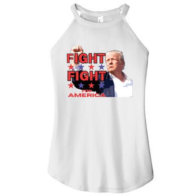 Trump Fight Trump Shooting Fight Trump Attempted Assassination Women’s Perfect Tri Rocker Tank