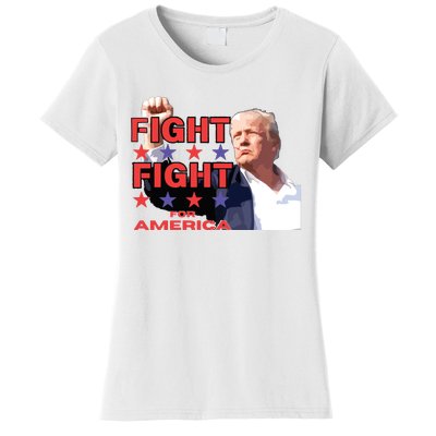 Trump Fight Trump Shooting Fight Trump Attempted Assassination Women's T-Shirt