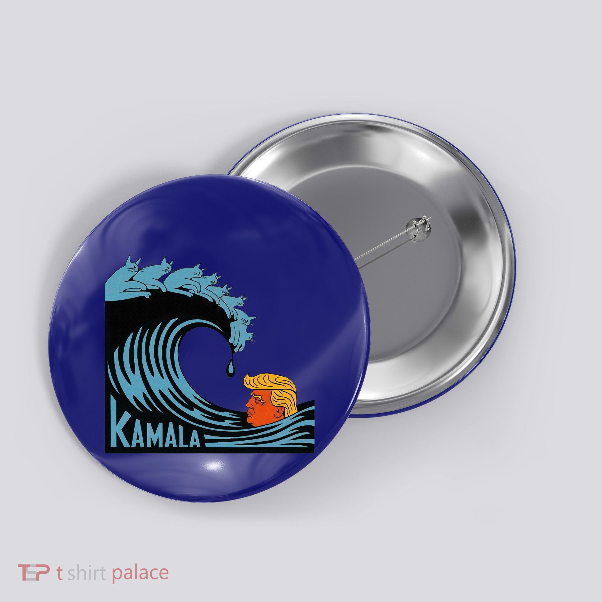Trump Faces The Power Of KamalaS Rising Wave Button