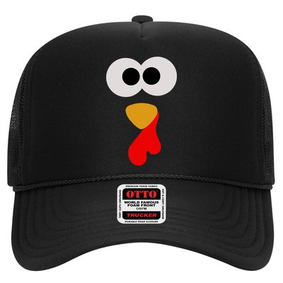 Turkey Face Thanksgiving Matching Family Costume Autumn Trucker Hat