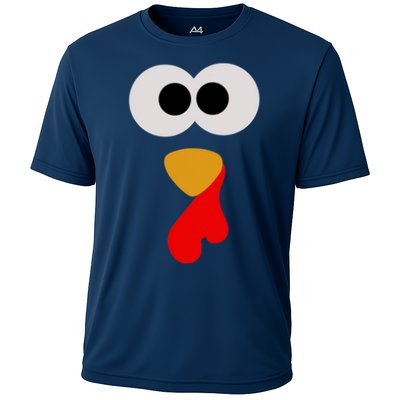 Turkey Face Thanksgiving Matching Family Costume Autumn Performance Shirt