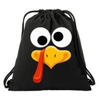 Turkey Face Thanksgiving Costume Family Outfits Matching Fun Drawstring Bag