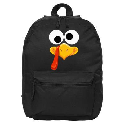 Turkey Face Thanksgiving Costume Family Outfits Matching Fun 16 in Basic Backpack