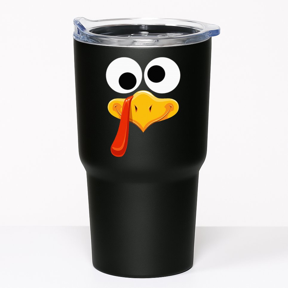 Turkey Face Thanksgiving Costume Family Outfits Matching Fun Tumbler
