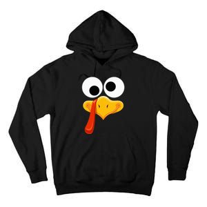 Turkey Face Thanksgiving Costume Family Outfits Matching Fun Tall Hoodie