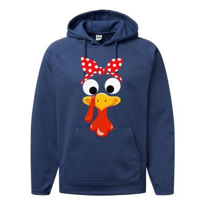 Turkey Face Thanksgiving Women Turkey Costumefor Performance Fleece Hoodie