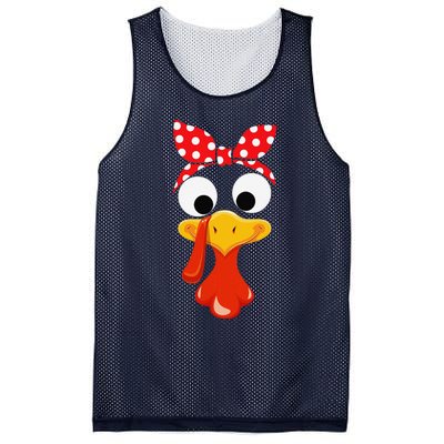 Turkey Face Thanksgiving Women Turkey Costumefor Mesh Reversible Basketball Jersey Tank