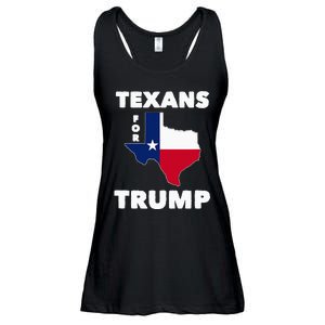 Texans For Trump President 2024 Texas Ladies Essential Flowy Tank