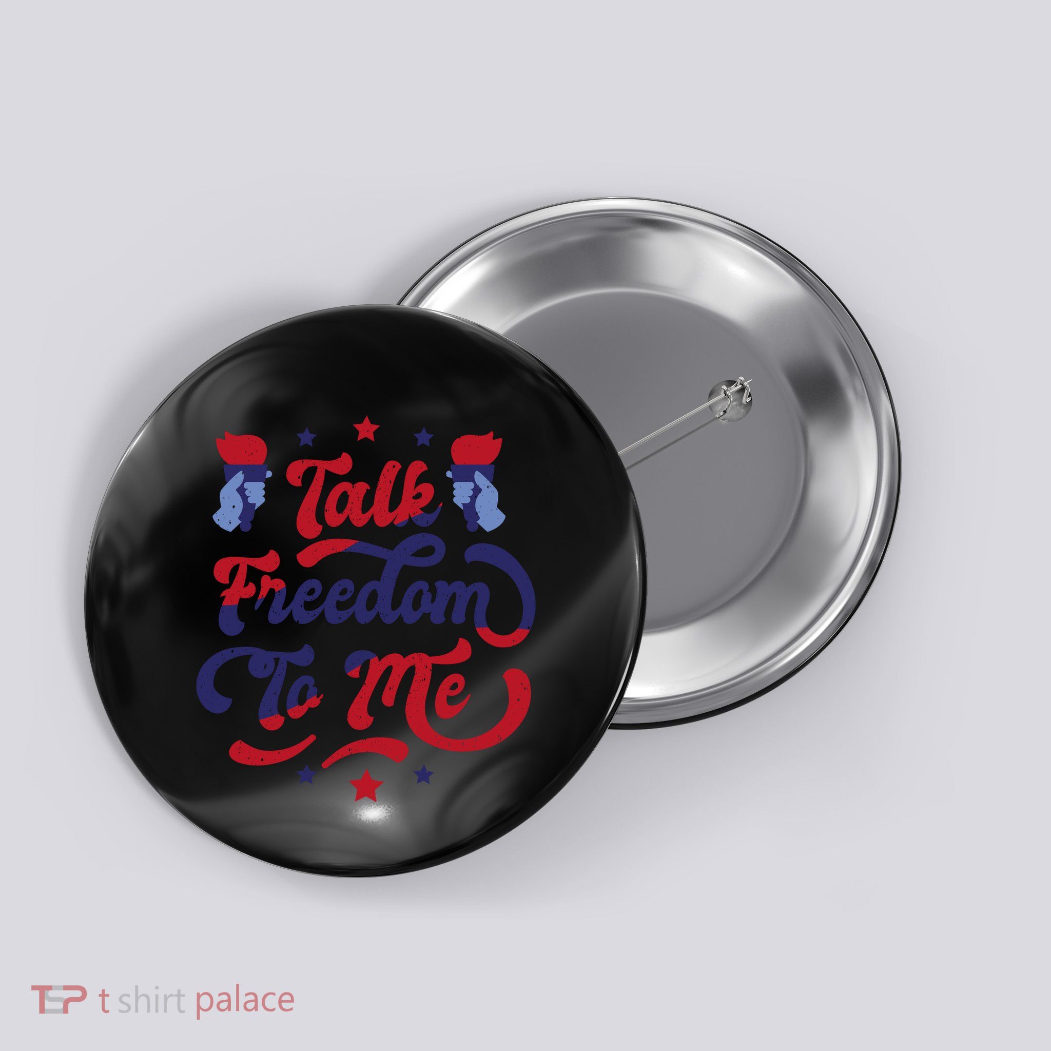 Talk Freedom To Me Button