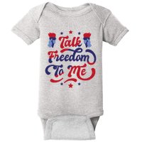 Talk Freedom To Me Baby Bodysuit