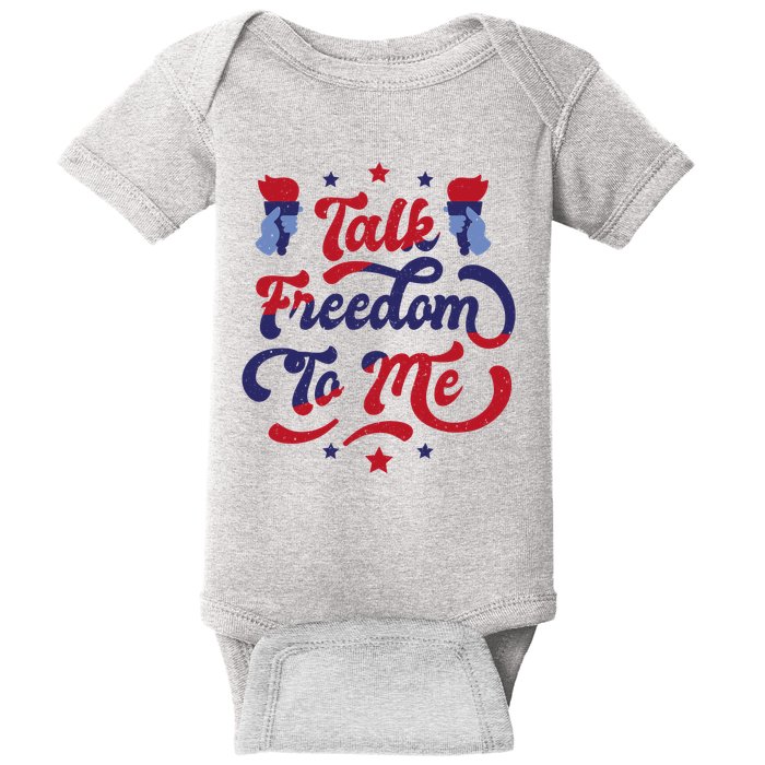 Talk Freedom To Me Baby Bodysuit