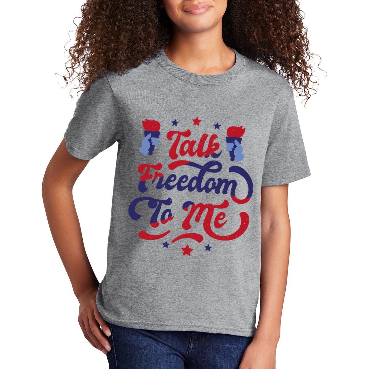 Talk Freedom To Me Kids T-Shirt