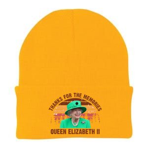 Thanks For The Memories Queen Elizabeth II Knit Cap Winter Beanie