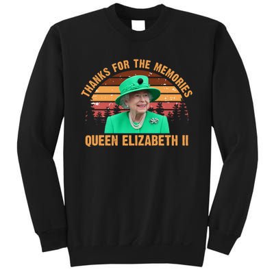 Thanks For The Memories Queen Elizabeth II Sweatshirt