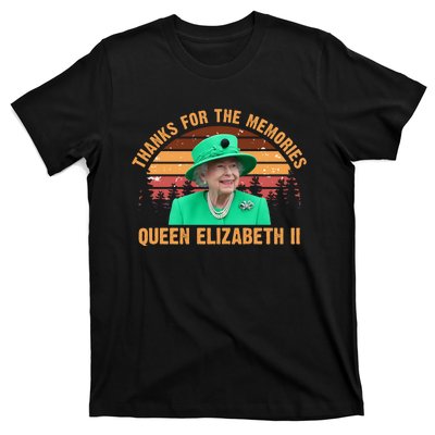 Thanks For The Memories Queen Elizabeth II T-Shirt