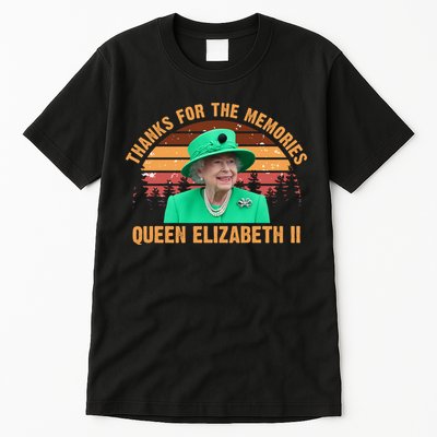 Thanks For The Memories Queen Elizabeth II Tall T-Shirt