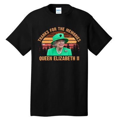 Thanks For The Memories Queen Elizabeth II Tall T-Shirt