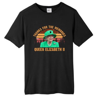 Thanks For The Memories Queen Elizabeth II Tall Fusion ChromaSoft Performance T-Shirt