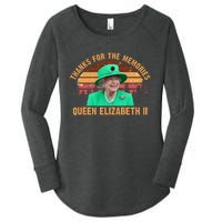 Thanks For The Memories Queen Elizabeth II Women's Perfect Tri Tunic Long Sleeve Shirt