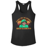 Thanks For The Memories Queen Elizabeth II Ladies PosiCharge Competitor Racerback Tank