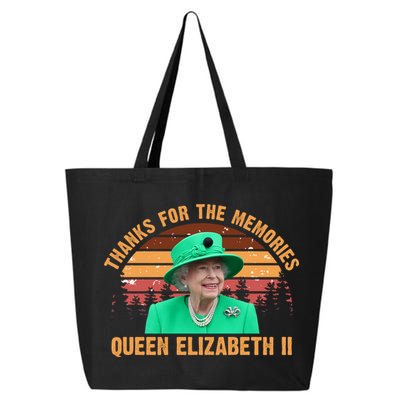 Thanks For The Memories Queen Elizabeth II 25L Jumbo Tote