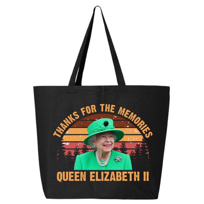 Thanks For The Memories Queen Elizabeth II 25L Jumbo Tote