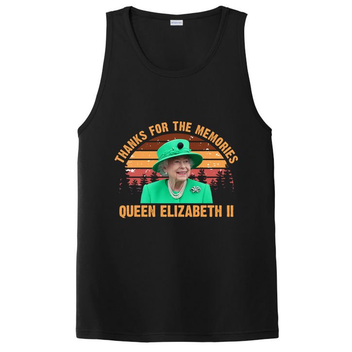 Thanks For The Memories Queen Elizabeth II PosiCharge Competitor Tank