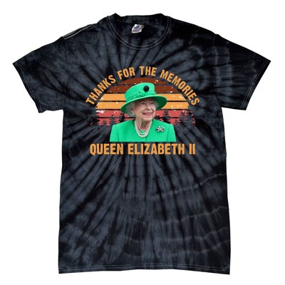 Thanks For The Memories Queen Elizabeth II Tie-Dye T-Shirt