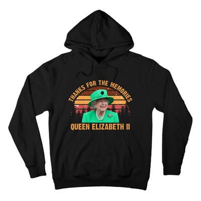 Thanks For The Memories Queen Elizabeth II Tall Hoodie