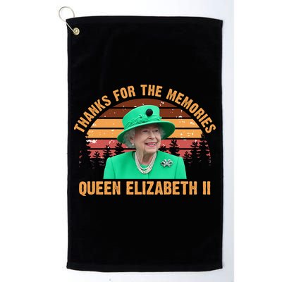 Thanks For The Memories Queen Elizabeth II Golf Towel