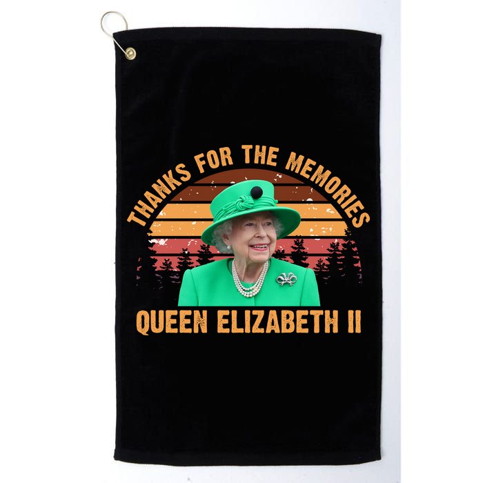 Thanks For The Memories Queen Elizabeth II Golf Towel