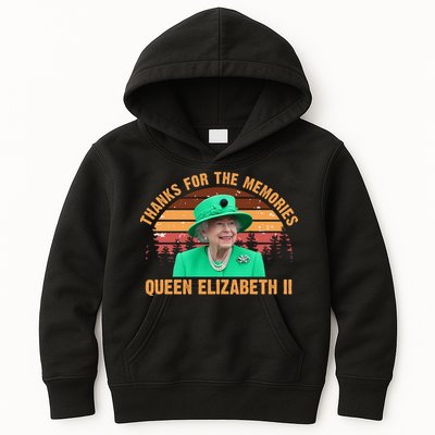 Thanks For The Memories Queen Elizabeth II Kids Hoodie