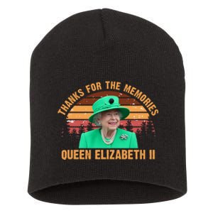 Thanks For The Memories Queen Elizabeth II Short Acrylic Beanie