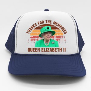 Thanks For The Memories Queen Elizabeth II Trucker Hat