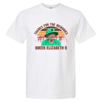 Thanks For The Memories Queen Elizabeth II Garment-Dyed Heavyweight T-Shirt