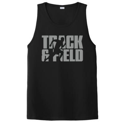 Track Field Themed Design Graphic Track Field PosiCharge Competitor Tank