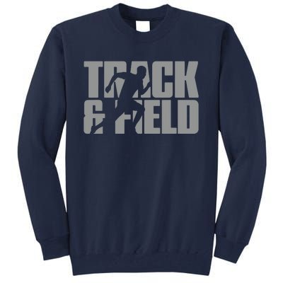 Track Field Themed Design Graphic Track Field Tall Sweatshirt