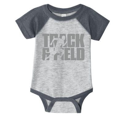 Track Field Themed Design Graphic Track Field Infant Baby Jersey Bodysuit