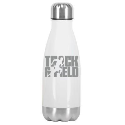 Track Field Themed Design Graphic Track Field Stainless Steel Insulated Water Bottle