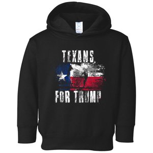 Texans For Trump American And Texas Patriotic Toddler Hoodie