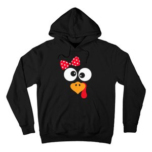 Thanksgiving Funny Turkey Face Costume Hoodie